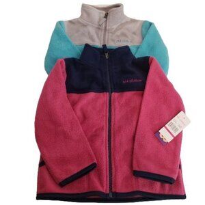 Pink Platinum Toddler Girl Polar Fleece Jackets size 2T NWT
